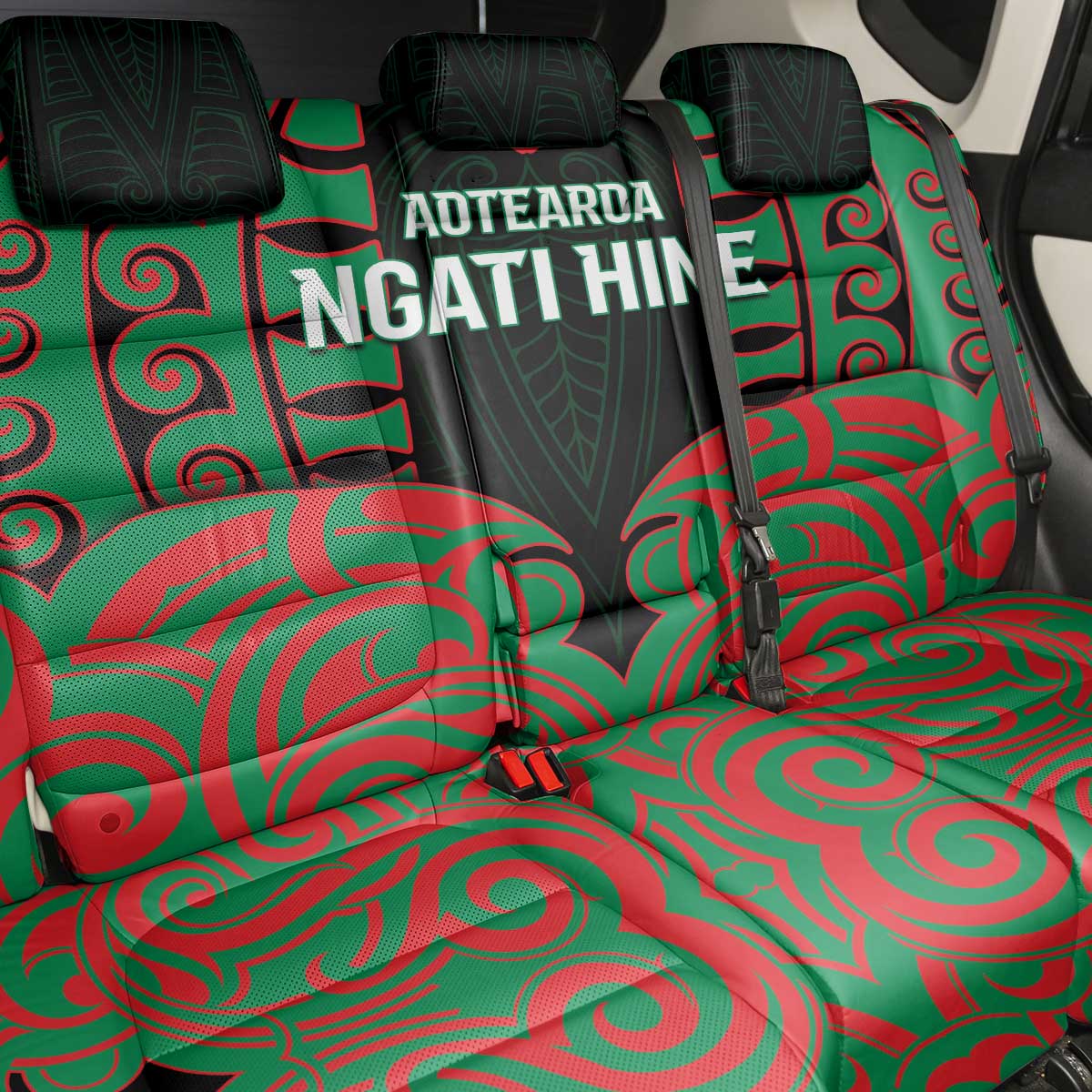 Aotearoa Ngati Hine Back Car Seat Cover Maori Pattern New Zealand - Polynesian Pride