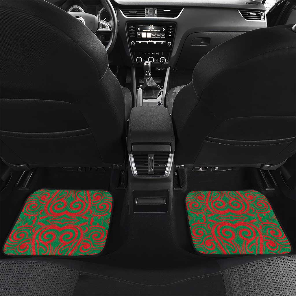 Aotearoa Ngati Hine Car Mats Maori Pattern New Zealand - Polynesian Pride