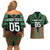 Custom Aotearoa Ngati Hine Couples Matching Off Shoulder Short Dress and Hawaiian Shirt Maori Pattern New Zealand - Polynesian Pride