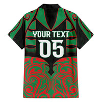Custom Aotearoa Ngati Hine Family Matching Off Shoulder Maxi Dress and Hawaiian Shirt Maori Pattern New Zealand DT05 - Polynesian Pride