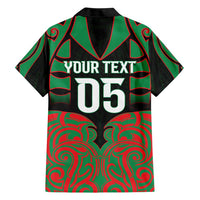 Custom Aotearoa Ngati Hine Family Matching Short Sleeve Bodycon Dress and Hawaiian Shirt Maori Pattern New Zealand DT05 - Polynesian Pride