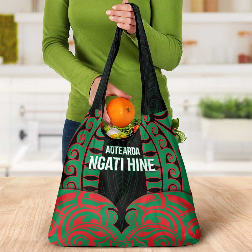 Aotearoa Ngati Hine Grocery Bag Maori Pattern New Zealand - Polynesian Pride