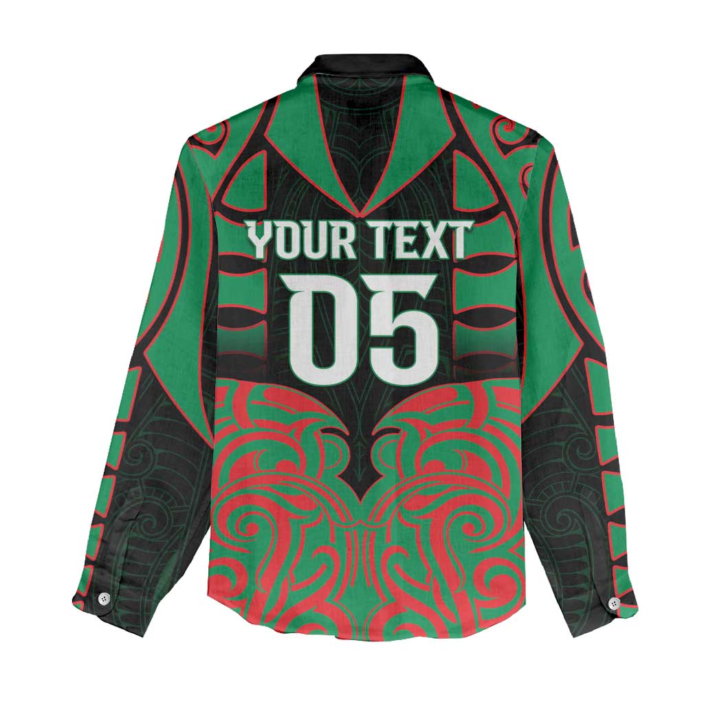 Custom Aotearoa Ngati Hine Women Casual Shirt Maori Pattern New Zealand - Polynesian Pride