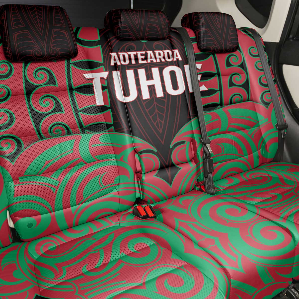 Aotearoa Tuhoe Back Car Seat Cover Maori Pattern New Zealand - Polynesian Pride