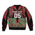 Custom Aotearoa Tuhoe Bomber Jacket Maori Pattern New Zealand - Polynesian Pride