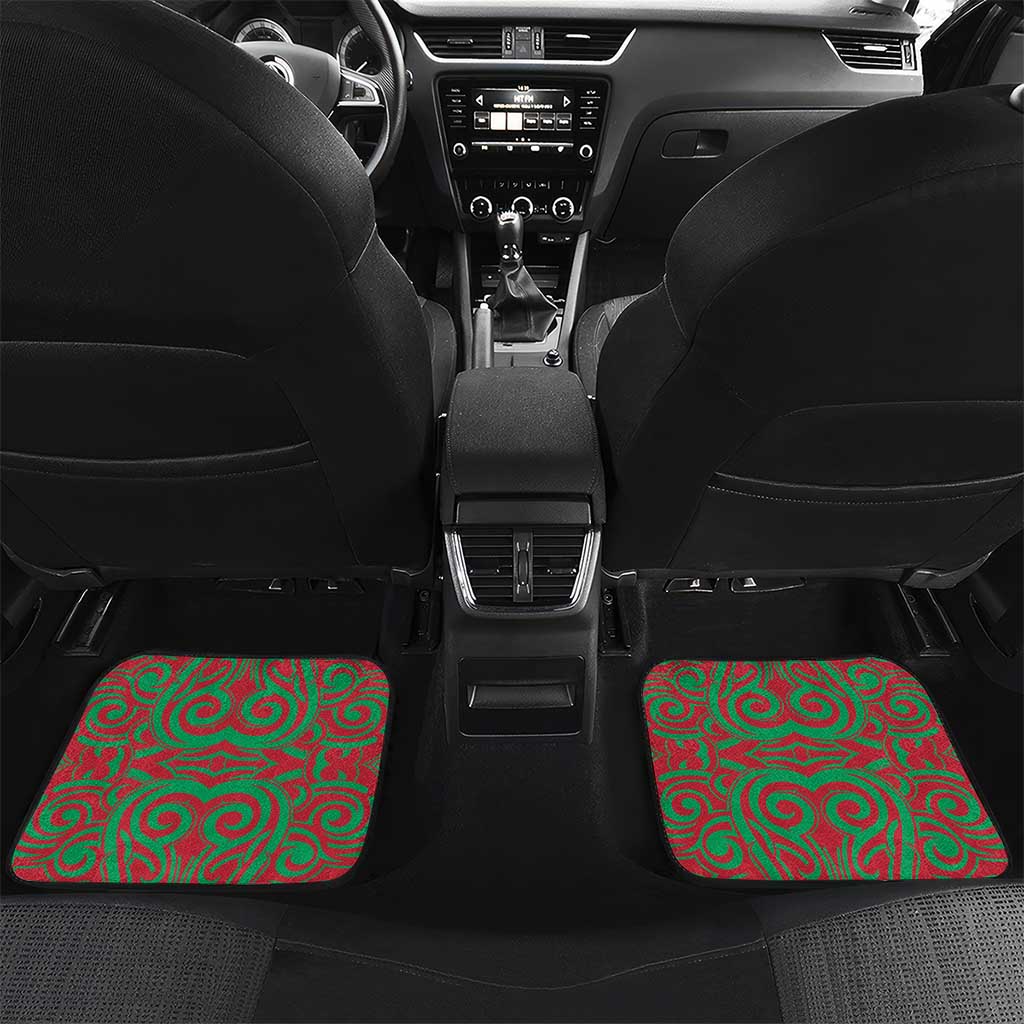 Aotearoa Tuhoe Car Mats Maori Pattern New Zealand - Polynesian Pride