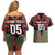 Custom Aotearoa Tuhoe Couples Matching Off Shoulder Short Dress and Hawaiian Shirt Maori Pattern New Zealand - Polynesian Pride