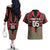 Custom Aotearoa Tuhoe Couples Matching Off The Shoulder Long Sleeve Dress and Hawaiian Shirt Maori Pattern New Zealand - Polynesian Pride