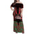 Custom Aotearoa Tuhoe Family Matching Off Shoulder Maxi Dress and Hawaiian Shirt Maori Pattern New Zealand - Polynesian Pride