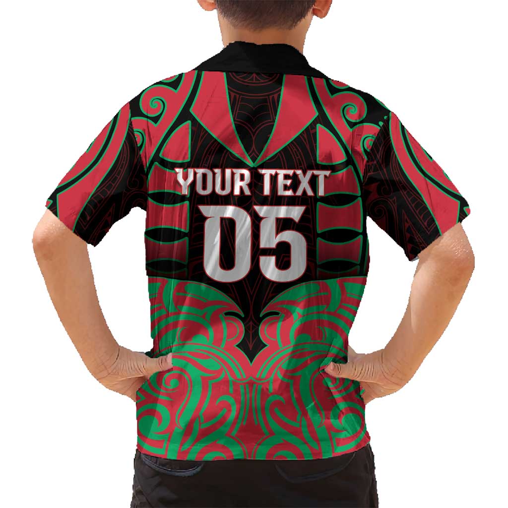 Custom Aotearoa Tuhoe Family Matching Puletasi and Hawaiian Shirt Maori Pattern New Zealand - Polynesian Pride