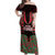 Custom Aotearoa Tuhoe Off Shoulder Maxi Dress Maori Pattern New Zealand - Polynesian Pride