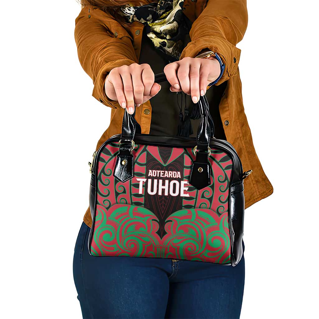 Aotearoa Tuhoe Shoulder Handbag Maori Pattern New Zealand - Polynesian Pride