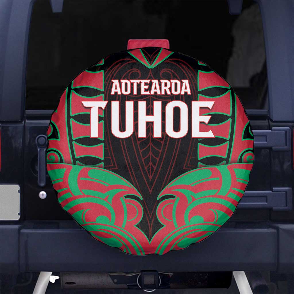 Aotearoa Tuhoe Spare Tire Cover Maori Pattern New Zealand - Polynesian Pride