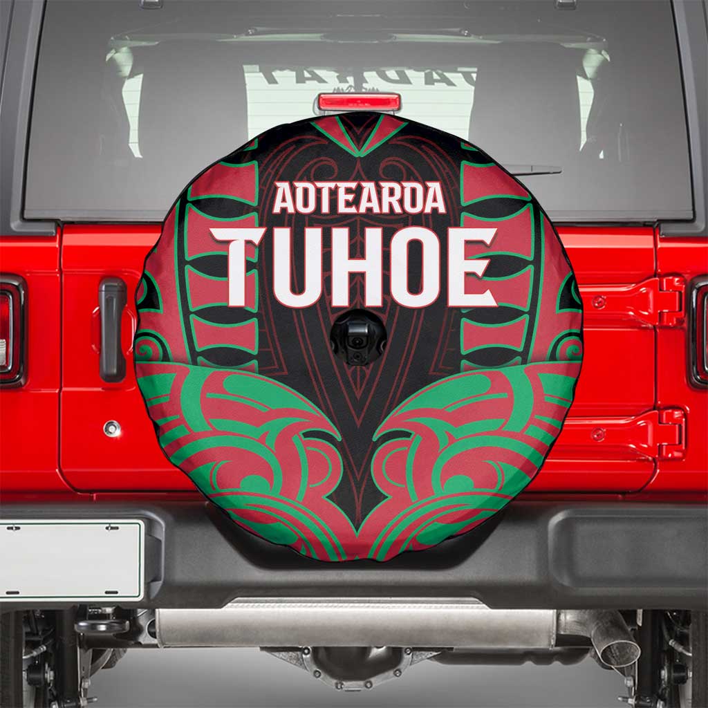 Aotearoa Tuhoe Spare Tire Cover Maori Pattern New Zealand - Polynesian Pride