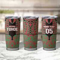 Custom Aotearoa Tuhoe Tumbler Cup Maori Pattern New Zealand - Polynesian Pride