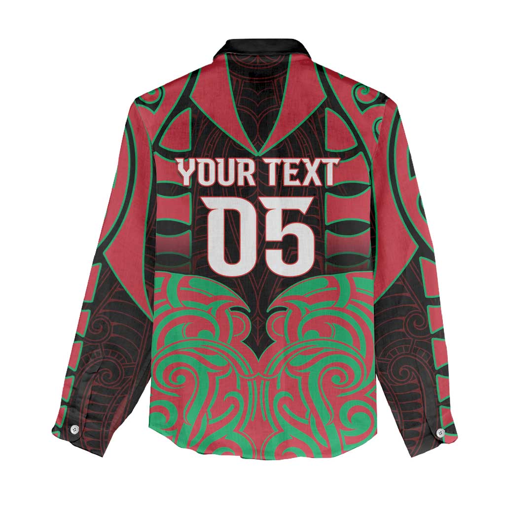 Custom Aotearoa Tuhoe Women Casual Shirt Maori Pattern New Zealand - Polynesian Pride