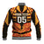 Custom Aotearoa Waikato Baseball Jacket Maori Pattern New Zealand - Polynesian Pride