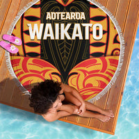 Aotearoa Waikato Beach Blanket Maori Pattern New Zealand - Polynesian Pride