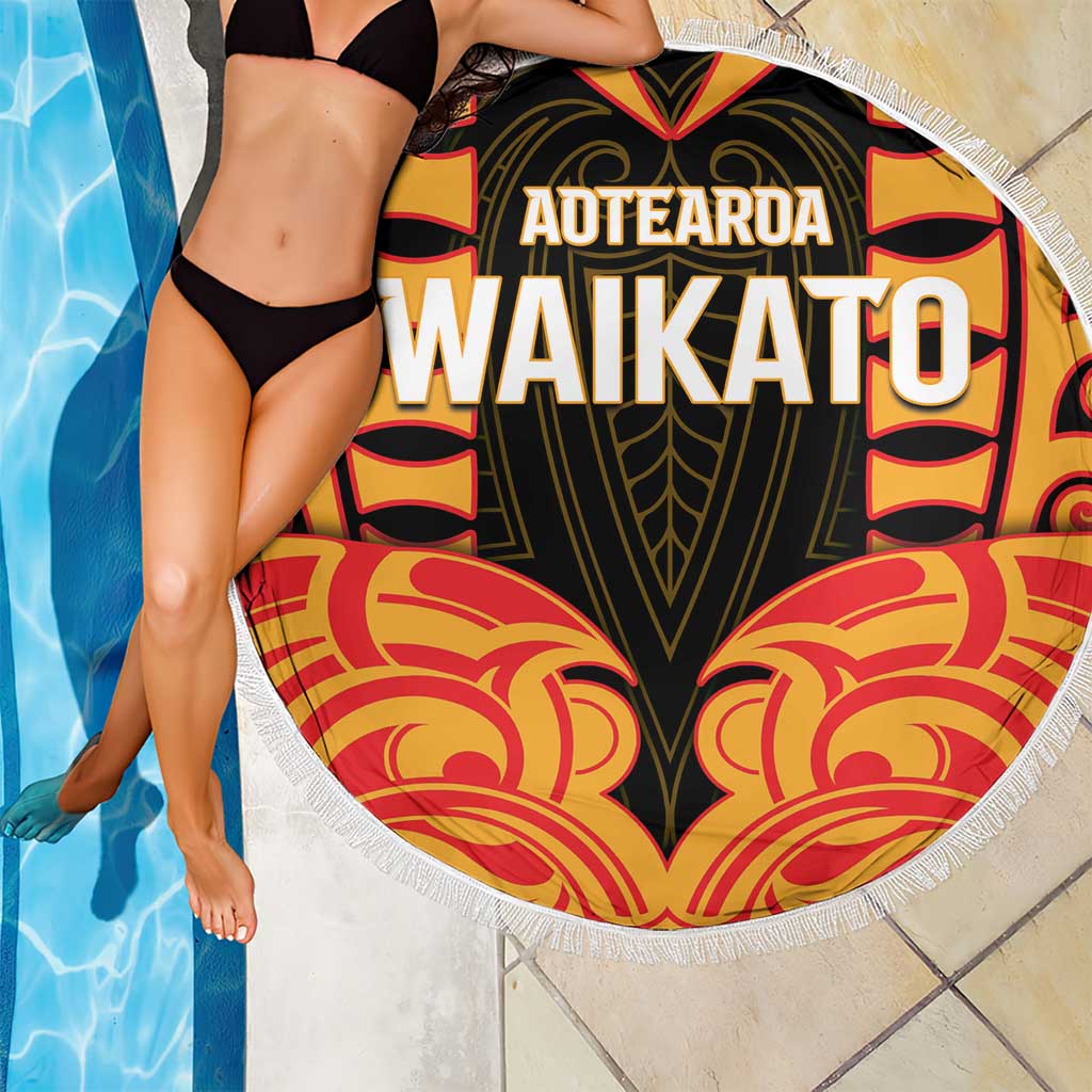 Aotearoa Waikato Beach Blanket Maori Pattern New Zealand - Polynesian Pride