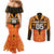 Custom Aotearoa Waikato Couples Matching Mermaid Dress and Long Sleeve Button Shirt Maori Pattern New Zealand - Polynesian Pride
