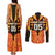 Custom Aotearoa Waikato Couples Matching Tank Maxi Dress and Long Sleeve Button Shirt Maori Pattern New Zealand - Polynesian Pride