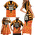 Custom Aotearoa Waikato Family Matching Short Sleeve Bodycon Dress and Hawaiian Shirt Maori Pattern New Zealand - Polynesian Pride