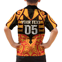 Custom Aotearoa Waikato Family Matching Summer Maxi Dress and Hawaiian Shirt Maori Pattern New Zealand DT05 - Polynesian Pride