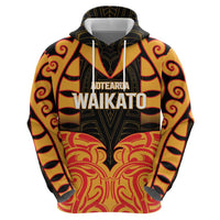 Custom Aotearoa Waikato Hoodie Maori Pattern New Zealand - Polynesian Pride