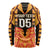 Custom Aotearoa Waikato Long Sleeve Shirt Maori Pattern New Zealand - Polynesian Pride