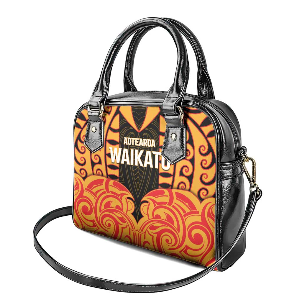 Aotearoa Waikato Shoulder Handbag Maori Pattern New Zealand - Polynesian Pride