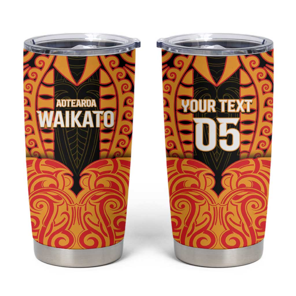 Custom Aotearoa Waikato Tumbler Cup Maori Pattern New Zealand - Polynesian Pride