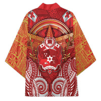 Tonga King's Birthday Kimono Gold Royal Crown Tribal Patterns
