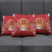 Tonga King's Birthday Pillow Cover Gold Royal Crown Tribal Patterns
