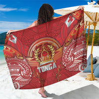 Tonga King's Birthday Sarong Gold Royal Crown Tribal Patterns