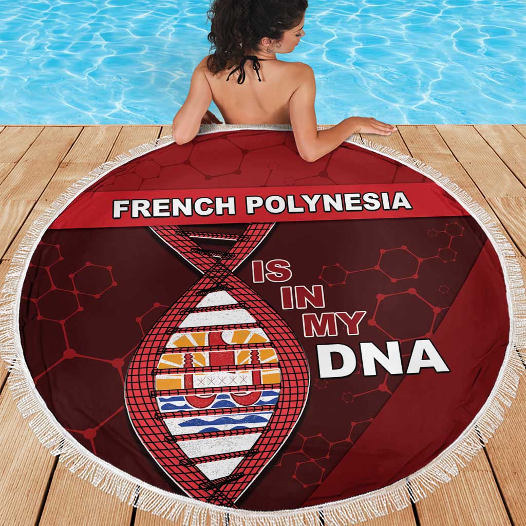 French Polynesia Is In My DNA Beach Blanket - Polynesian Pride