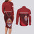 French Polynesia Is In My DNA Couples Matching Long Sleeve Bodycon Dress and Long Sleeve Button Shirt - Polynesian Pride