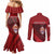 French Polynesia Is In My DNA Couples Matching Mermaid Dress and Long Sleeve Button Shirt - Polynesian Pride