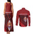 French Polynesia Is In My DNA Couples Matching Tank Maxi Dress and Long Sleeve Button Shirt - Polynesian Pride