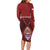 French Polynesia Is In My DNA Family Matching Long Sleeve Bodycon Dress and Hawaiian Shirt - Polynesian Pride