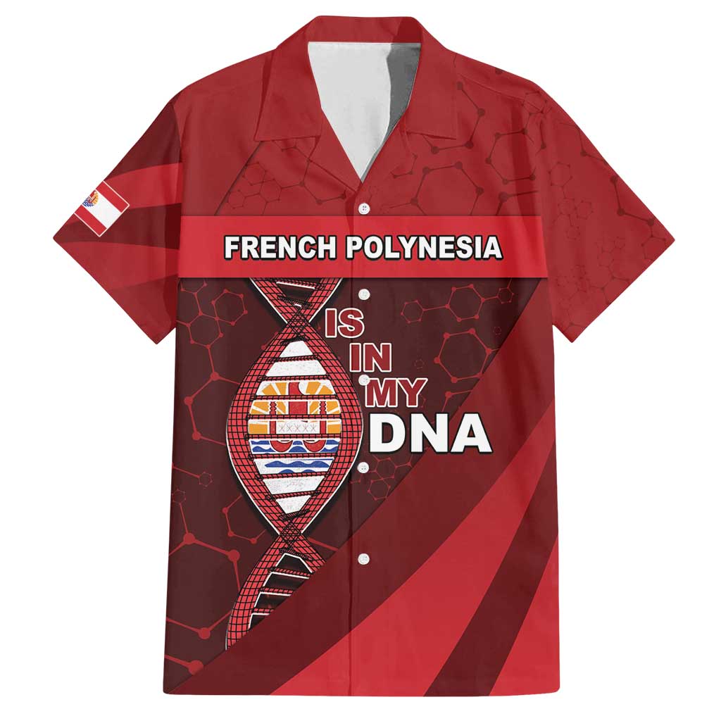 French Polynesia Is In My DNA Family Matching Off Shoulder Maxi Dress and Hawaiian Shirt - Polynesian Pride