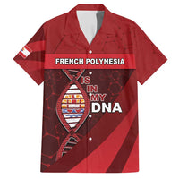 French Polynesia Is In My DNA Family Matching Off Shoulder Maxi Dress and Hawaiian Shirt - Polynesian Pride