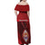 French Polynesia Is In My DNA Family Matching Off Shoulder Maxi Dress and Hawaiian Shirt - Polynesian Pride