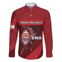 French Polynesia Is In My DNA Family Matching Short Sleeve Bodycon Dress and Hawaiian Shirt - Polynesian Pride