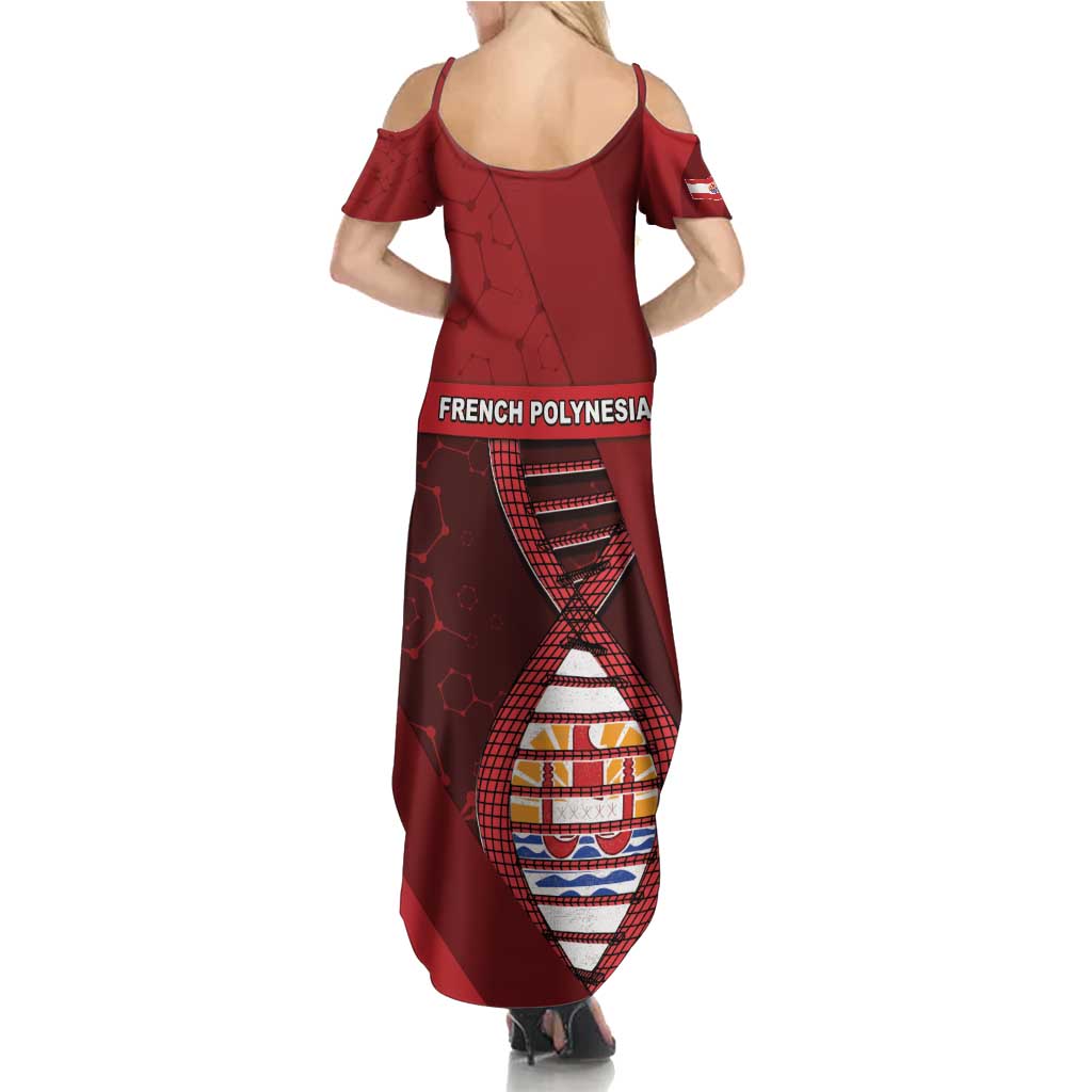 French Polynesia Is In My DNA Family Matching Summer Maxi Dress and Hawaiian Shirt - Polynesian Pride