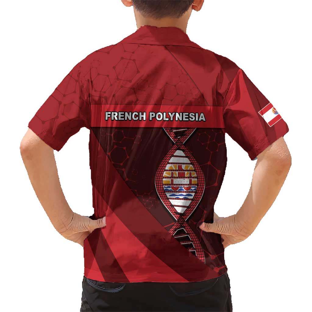 French Polynesia Is In My DNA Kid Hawaiian Shirt - Polynesian Pride