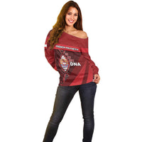 French Polynesia Is In My DNA Off Shoulder Sweater - Polynesian Pride