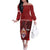 French Polynesia Is In My DNA Off The Shoulder Long Sleeve Dress - Polynesian Pride
