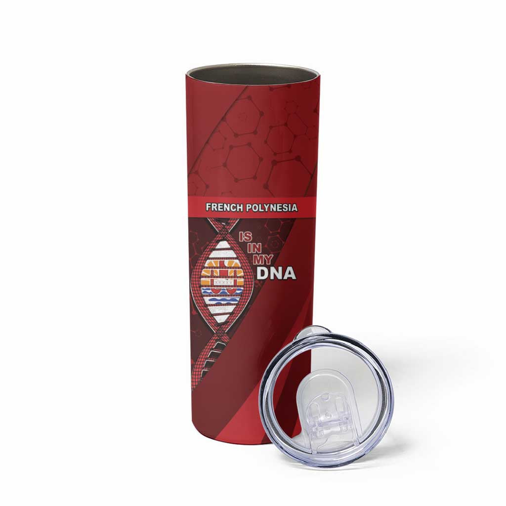 French Polynesia Is In My DNA Skinny Tumbler - Polynesian Pride