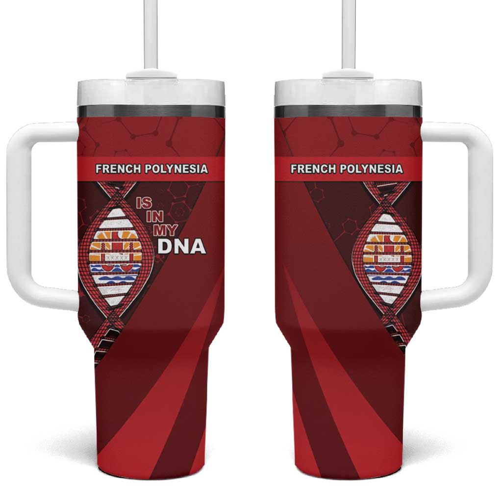 French Polynesia Is In My DNA Tumbler With Handle - Polynesian Pride