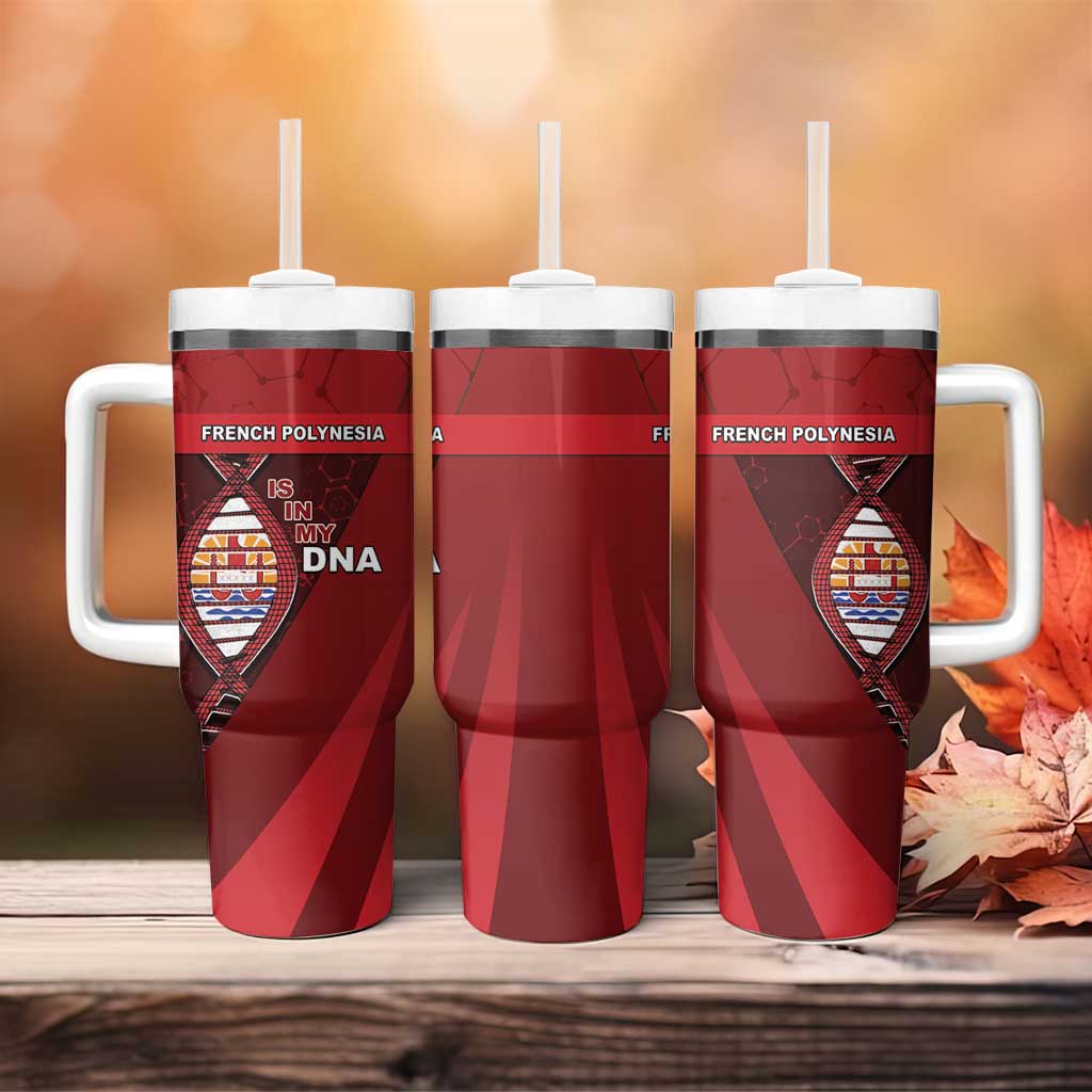 French Polynesia Is In My DNA Tumbler With Handle - Polynesian Pride